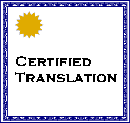 international license or notarized translation